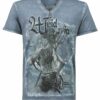 Trachtenshirt rauchblau Rebel Soul 011091