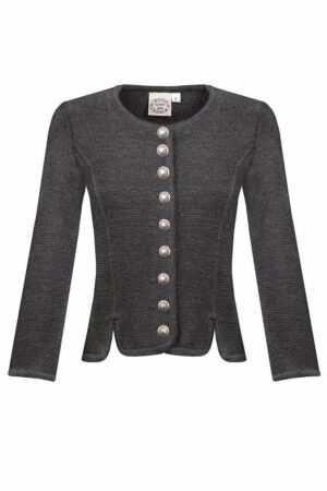 Trachten Strickjacke anthrazit Johanna 132444