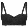 Dirndl BH Push-Up schwarz mit Spitze 005403