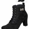 Damen Trachtenstiefel schwarz Eleganza 124664