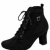 Damen Trachtenstiefel schwarz Denise 011181