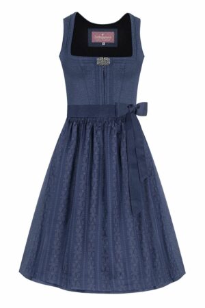 Midi Dirndl 65 cm dunkelblau Amalia 015427