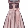Mini Dirndl 55 cm dunkelrot altrosa Lara 014520