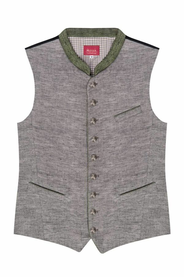 Trachtenweste grau oliv Ferdi 005271