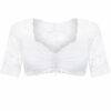Dirndlbluse Spitze weiß Stretch Verena 012892