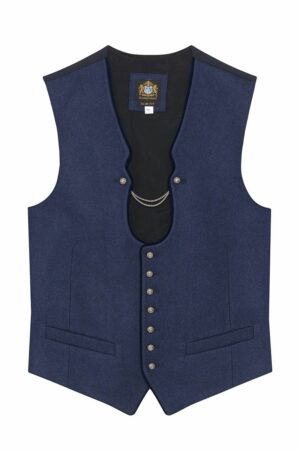 Trachtenweste dunkelblau Stretch Vinzenz 010506 - slimfit