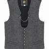Trachtenweste grau Stretch Vinzenz 010507 - slimfit