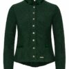 Trachten Strickjacke dunkelgrün Magdalena 013807