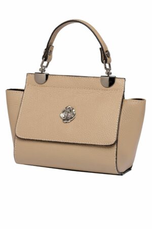 Trachtentasche taupe Retro Nappaleder 014985