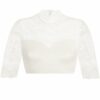 Dirndlbluse Spitze creme Stretch Aileen 012891