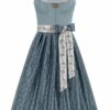Midi Dirndl 70 cm petrol Paloma 016102