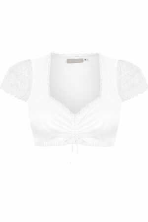 Dirndlbluse weiß Frieda 011111