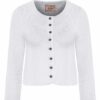 Trachten Strickjacke weiß Franziska 014412