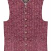 Trachtenweste rot gemustert Leon 013735