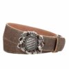 Trachtengürtel braun antik Kini 014910