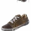 Kinder Trachtensneaker dunkelbraun weiß Nepomuk 002343