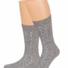 Trachtensocken kurz hellgrau 011214