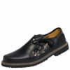Haferlschuh schwarz mit Stickerei Garmisch 014038