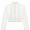 Dirndlbluse Spitze creme 011697