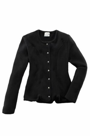 Trachten Strickjacke schwarz Anna 123176