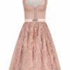 Midi Dirndl 70 cm altrosa Eloise 010963