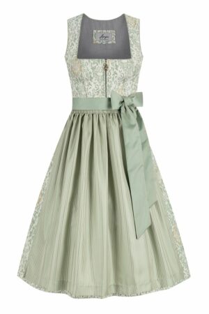 Midi Dirndl 70 cm creme mintgrün Gloria 015703