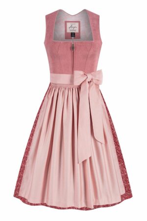 Midi Dirndl 70 cm rosenholz altrosa Wiessee 016440