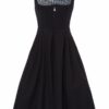 Dirndl lang 85 cm Gastro schwarz Alice 126534