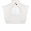 Dirndlbluse Spitze creme Stretch Antonia 012697