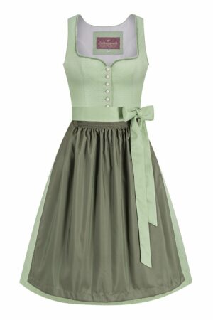 Midi Dirndl 65 cm salbei oliv Jule 014654