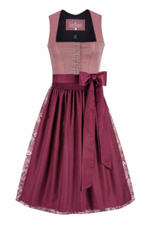 Midi Dirndl 70 cm beere Mina 016441