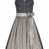 Mini Dirndl 60 cm anthrazit grau Ricarda 009987
