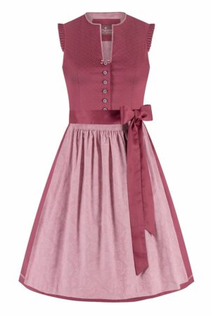 Mini Dirndl 60 cm rosenholz altrosa Ricarda 009991