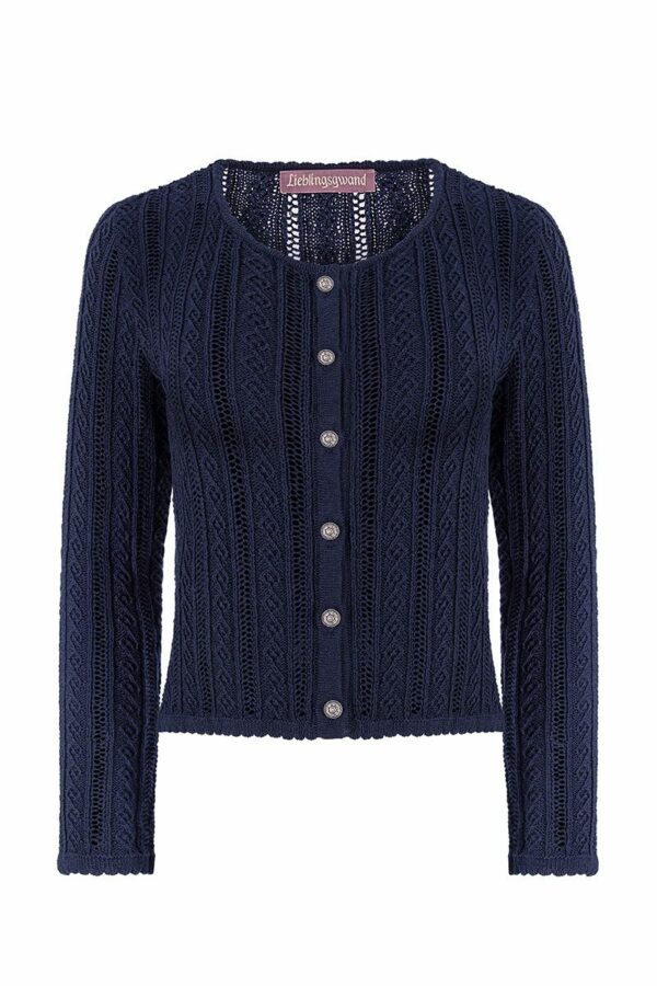 Trachten Strickjacke dunkelblau Lisa 015297