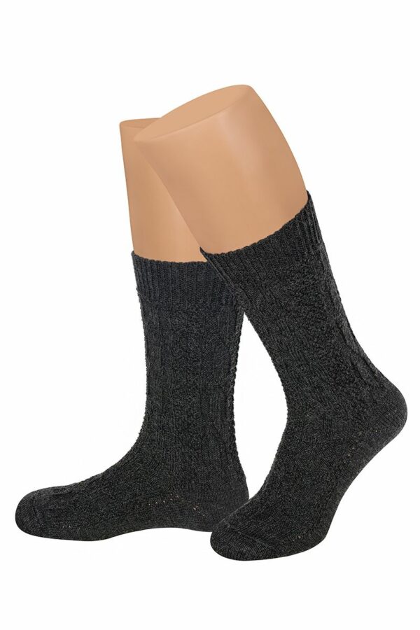 Trachtensocken kurz anthrazit 008080