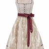 Mini Dirndl 60cm sand-taupe Miss Germany Ivana 001974