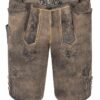 Lederhose kurz braun antik Tegernsee 010729