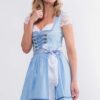Mini Dirndl 55 cm hellblau Leonie 014962