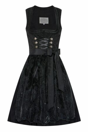 Mini Dirndl 60 cm schwarz Noe 015587