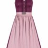 Midi Dirndl 65 cm beere altrosa Lena 010394