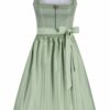 Midi Dirndl 70 cm salbei Selina 014317