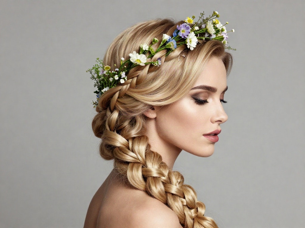 Flechtfrisuren Dirndl