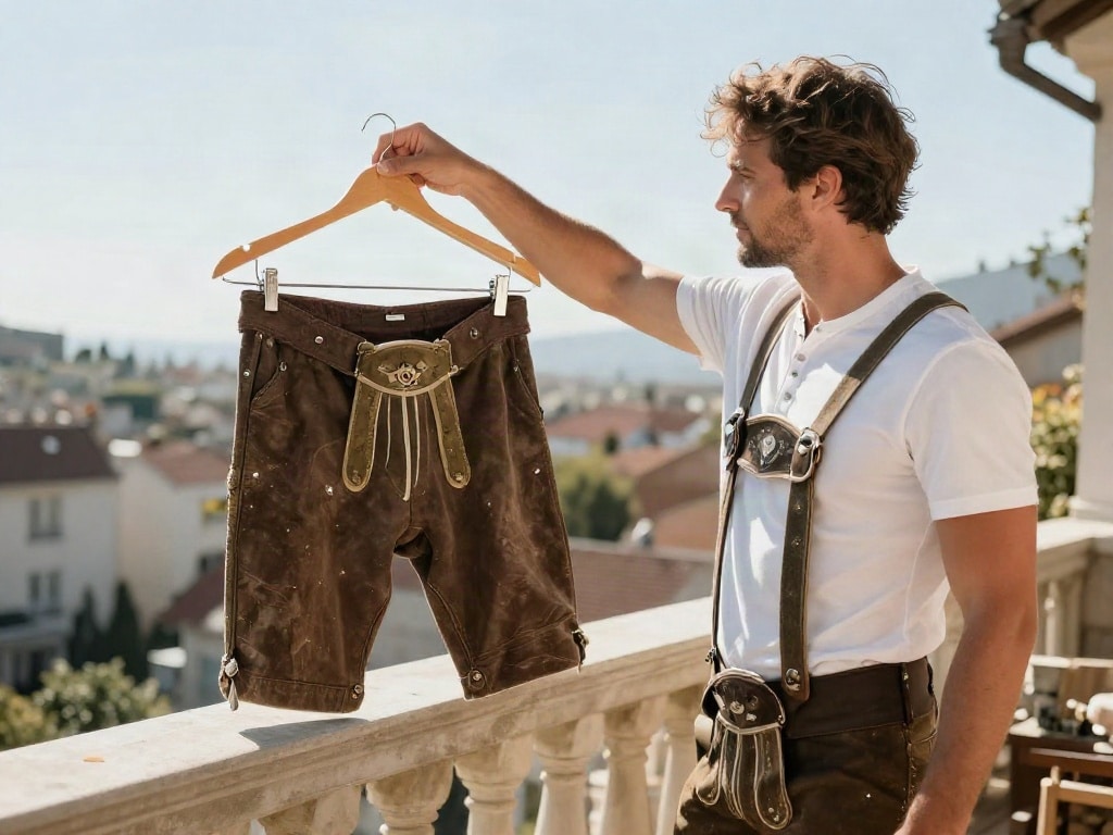 Lederhose Geruch entfernen