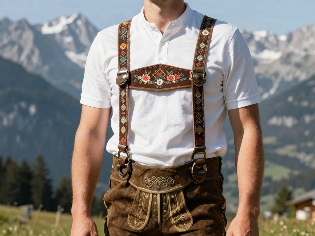 Hosenträger Lederhose
