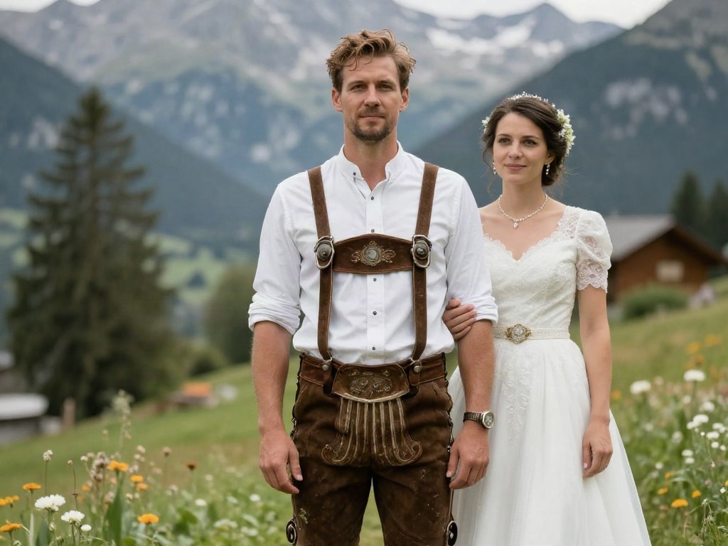 Hochzeitslederhose