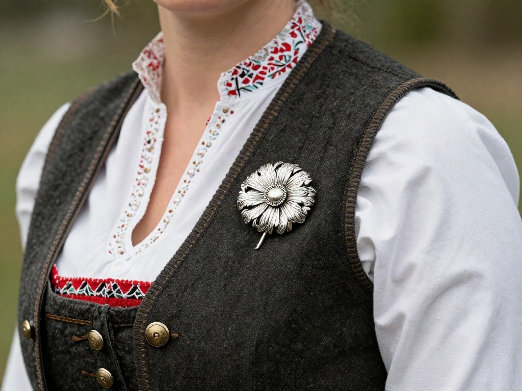 Trachtenschmuck Silber
