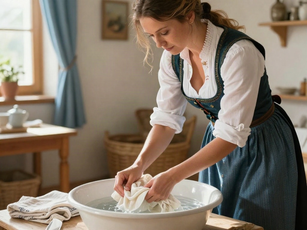 Trachtenkleidung nachhaltig pflegen